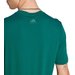 Koszulka męska Essentials Single Jersey Linear Embroidered Logo Tee Adidas - zielona