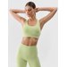 Biustonosz sportowy damski USBAF152 4F - jasna zieleń