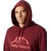 Bluza męska Nord Graphic Pull Over Hoodie Helly Hansen - mars red