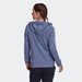 Bluza damska Essentials French Terry 3-Stripes Full Zip Hoodie Adidas - fioletowy