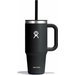Kubek ze słomką All Around Travel Tumbler 700ml Hydro Flask - czarny