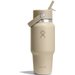 Butelka termiczna ze słomką Wide Flex Straw Travel 710ml Hydro Flask - Oat