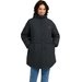 Kurtka damska parka Altay Jack Wolfskin - black