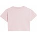 Koszulka dziewczęca crop top 4FJSS23TTSHF393 4F - jasny róż