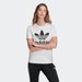 Koszulka damska Trefoil Adidas Originals - white/black