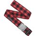 Pasek do spodni Plaid Arcade - Black/Burnt