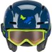 Kask juniorski z goglami Set Viti Uvex - blue puzzle