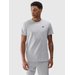 Koszulka męska TTSHM2256 4F - chłodny jasny szary melanż