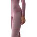 Legginsy bezszwowe damskie 4FAW23USEAF116 4F - ciemny róż