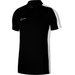 Koszulka juniorska polo Dri-Fit Academy 23 SS Nike - Czerń/biel/(biel)