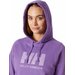 Bluza damska HH Logo Hoodie Helly Hansen - fioletowy