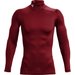 Longsleeve męski ColdGear Compression Mock Under Armour - czerwony