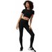 Koszulka, crop-top damski 4FSS23TTSHF345 4F - czarna