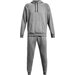 Dres męski Rival Fleece Under Armour - Castlerock Light Heather / White