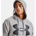 Bluza męska Rival Fleece Big Logo Hoodie Under Armour - szary melanż