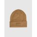 Czapka beanie U0857 4F - jasny brąz