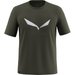 Koszulka męska Solidlogo Salewa - dark olive
