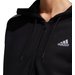 Bluza damska Essentials 3-Stripes French Terry Bomber Full-Zip Hoodie Adidas - czarna