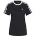 Koszulka damska Essentials 3-Stripes Adidas - czarny
