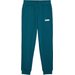 Spodnie dresowe juniorskie Essentials + 2 Colours Logo Puma - Cold Green