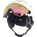 Kask narciarski z szybą AHELU090 4F - złamana biel