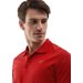 Koszulka męska polo 4FWSS24TPTSM129 4F - ciemna czerwień
