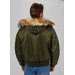Kurtka męska Harvest Hooded Bomber Jacket Pitbull West Coast - olive