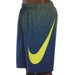 Spodenki kąpielowe męskie 9'' Volley Nike Swim - niebieskie/żółte