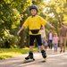 Rolki regulowane Lightning Xride - żółte/czarne