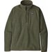 Bluza polarowa męska Better Sweater 1/4 Zip Fleece Patagonia - industrial green