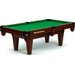 Stół bilardowy z płytą kamienną Exclusive 9 FT - brązowo-zielony