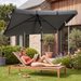 Parasol ogrodowy prostokątny Recto 125x200cm Luverno - szary