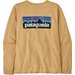 Longsleeve damski P-6 Logo Responsibili Patagonia - Beeswax Tan