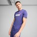 Koszulka męska Essentials 2 Colour No.1 Logo Puma - Blue Crystal