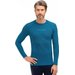 Longsleeve termoaktywny męski 3D Pro Brubeck - niebieski