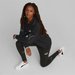 Bluza damska Power Colorblock Hoodie Puma - czarny