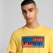 Koszulka męska Graphics Box Tee Puma - Sunny Yellow