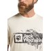 Koszulka męska Brand T Jack Wolfskin - cotton white