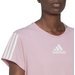 Koszulka, crop top damski Aeroready Made for Training Crop Sport Tee Adidas