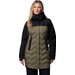 Płaszcz puchowy damski Mountain Croo III Mid Down Columbia - Stone Green, Black