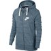 Bluza damska Sportswear NSW Gym Vintage FZ Nike - niebieski melanż