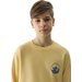 Bluza chłopięca 4FJWSS24TSWSM0936 4F - jasny żółty