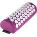 Zestaw do akupresury: mata + poduszka AKM04 HMS Premium - purple/white