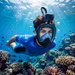 Maska do nurkowania z fajką składaną AquaExplorer Pro Outtec