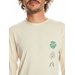 Longsleeve męski Coastal Run Quiksilver - Oyster White