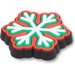 Przypinka Jibbitz Green and Red Snowflake Crocs - Green and Red Snowflake C
