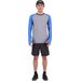 Longsleeve męski Temple Merino Air-Con LS Mons Royale - Blue Gravel