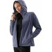 Softshell damski 4FAW23TSOFF178 4F - denim