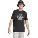 Koszulka męska Graphic Tee Adidas - czarna/biała