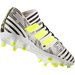 Buty piłkarskie korki Nemeziz 17.3 FG Adidas - czarno-białe